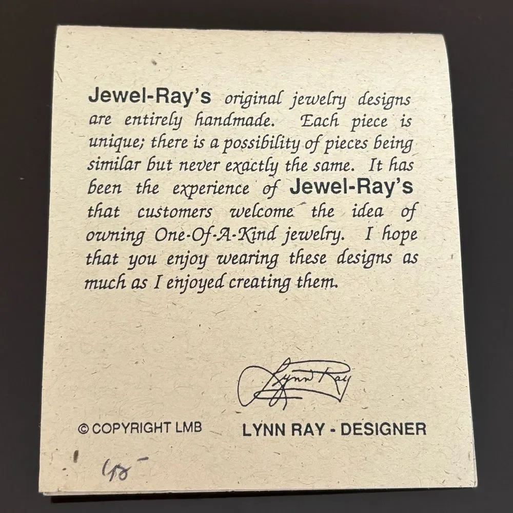 Artisan Onyx Stone & Mixed Metal Geometric Brooch - Picture 4 of 7